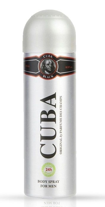 Cuba Black Deodorant Spray 200ml