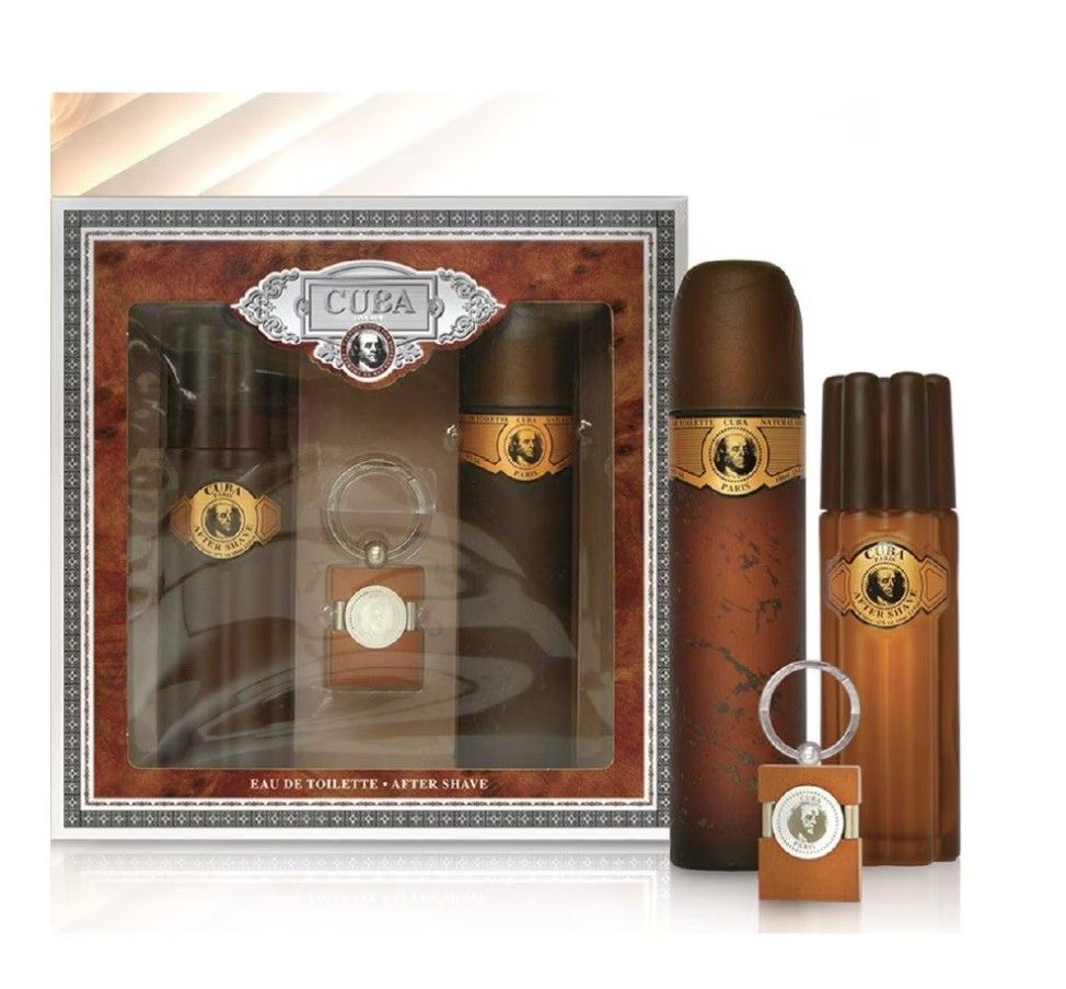 Cuba Gold Set (Apa de toaleta 100ml + Lotiune Aftershave 100ml + Breloc)