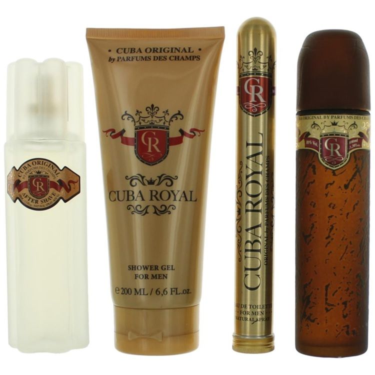 Cuba Royal Set (Apa de toaleta 100ml + Apa de toaleta 35ml + Lotiune aftershave 100ml + Gel de dus 200ml)
