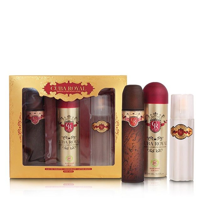 Cuba Royal Set (Apa de toaleta 100ml + Lotiune aftershave 100ml + Deodorant spray 200ml)