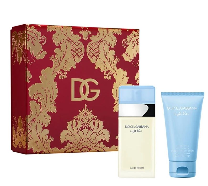 D&G Light Blue Femme Set (Apa de toaleta 50ml + Crema Corp 50ml)