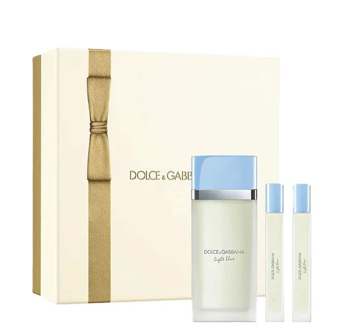 D&G Light Blue Femme Set (Apa de toaleta reincarcabila 100ml + 2xApa de toaleta 10ml)