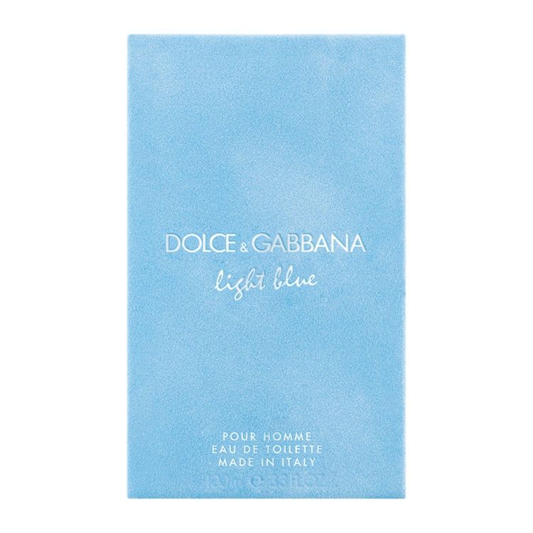 D&G Light Blue Homme Apa de toaleta reincarcabila 100ml ambalaj