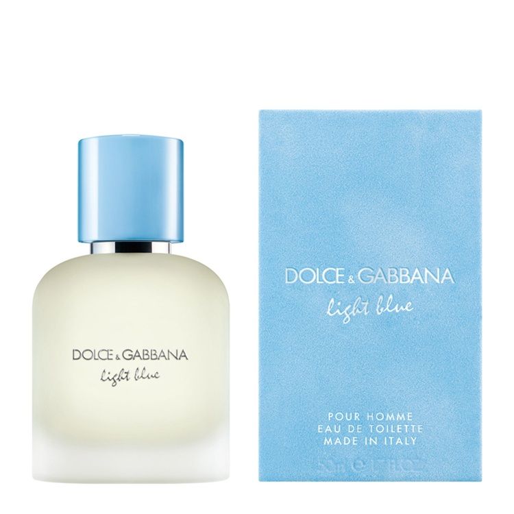 D&G Light Blue Homme Apa de toaleta reincarcabila 50ml ambalaj