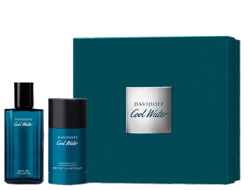 Davidoff Cool Water Man Set (Apa de toaleta 75ml + Deodorant Stick 75ml)