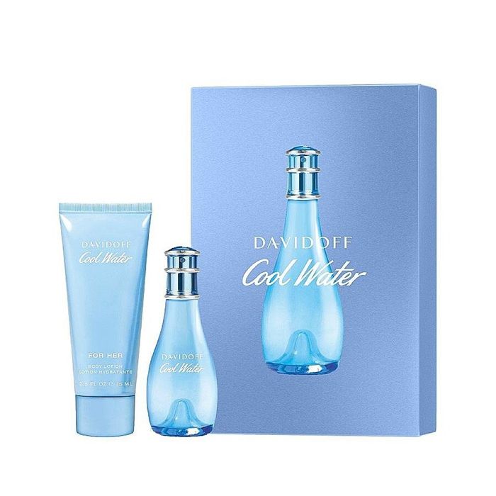 Davidoff Cool Water Woman Set (Apa de toaleta 30ml + Lotiune Corp 75ml)