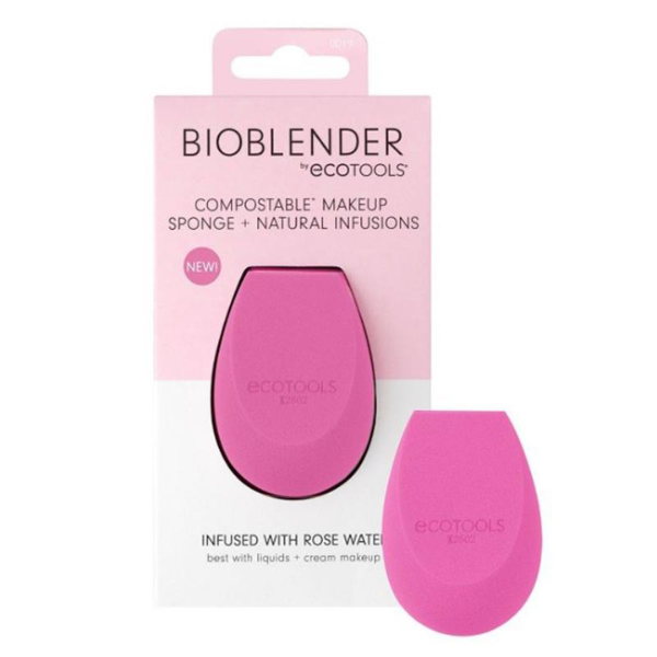 EcoTools Burete Machiaj Bio-degradabil Bioblender Makeup Sponge Rose Water