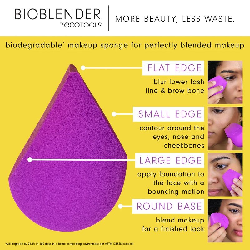 EcoTools Burete Machiaj Bio-degradabil Bioblender Makeup Sponge