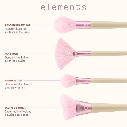 EcoTools Set Pensule Elements Wind-Kissed Finish Kit 