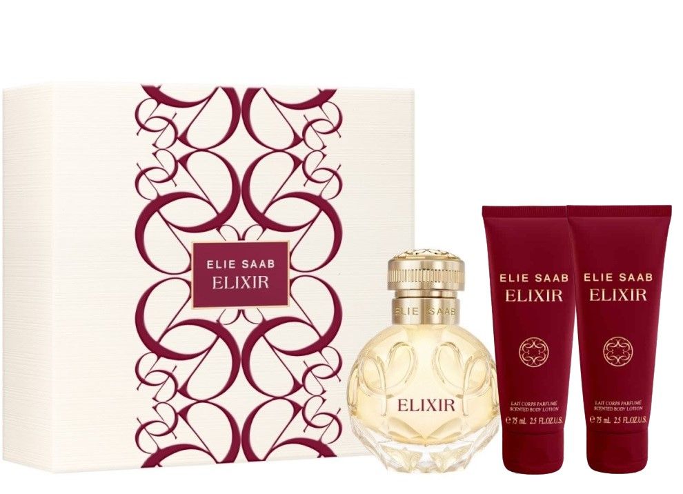Elie Saab Elixir Set (Apa de parfum 100ml + Lotiune de corp 75ml + Gel de dus 75ml)