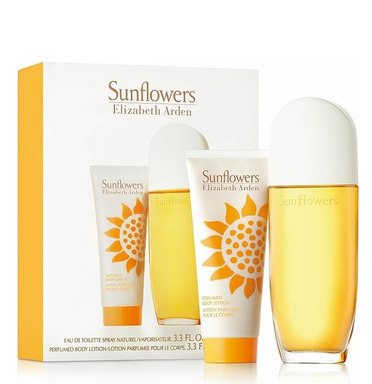 Elizabeth Arden Sunflowers Set (Apa de toaleta 100ml + Lotiune de corp 100ml)