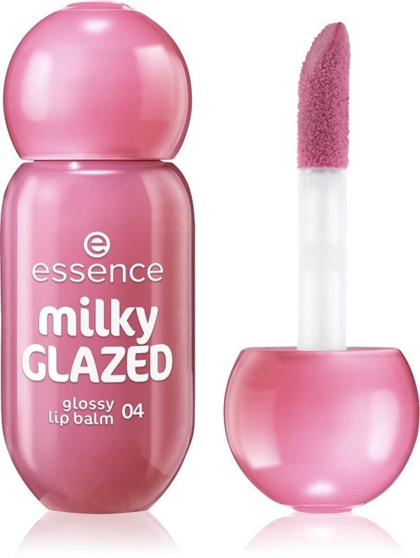 Essence Balsam de Buze Milky Glazed Glossy Lip Balm 04 Berry Au Lait 4ml