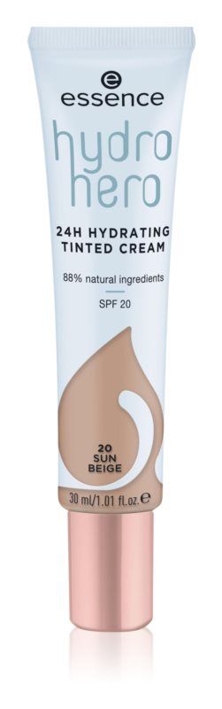 Essence BB Cream Hydro Hero 24H Hydrating Tinted Cream 20 Sun Beige 30ml