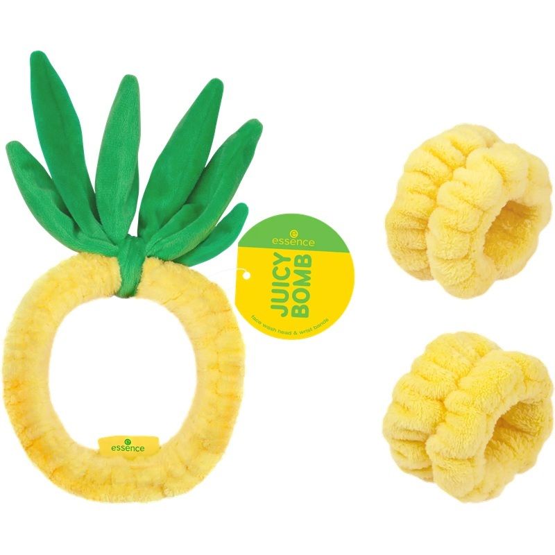 Essence Bentita si Mansete Cosmetice Party Juicy Bomb 01 Pineapple Party 