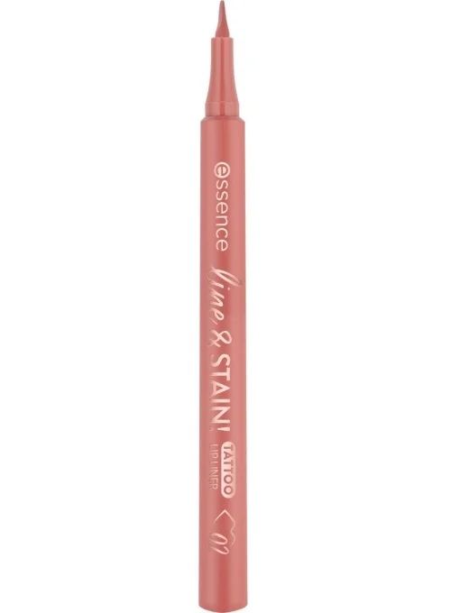 Essence Creion de Buze Line&Stain! Tattoo Lip Liner 02 Must Have Brown 1.1ml