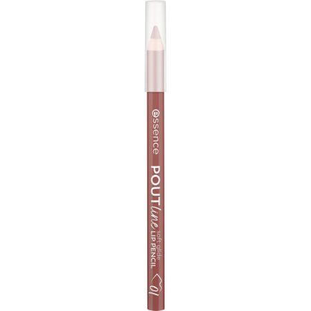 Essence Creion de buze Poutline Soft Glide Lip Liner 01 Like to Mauve 0.62g