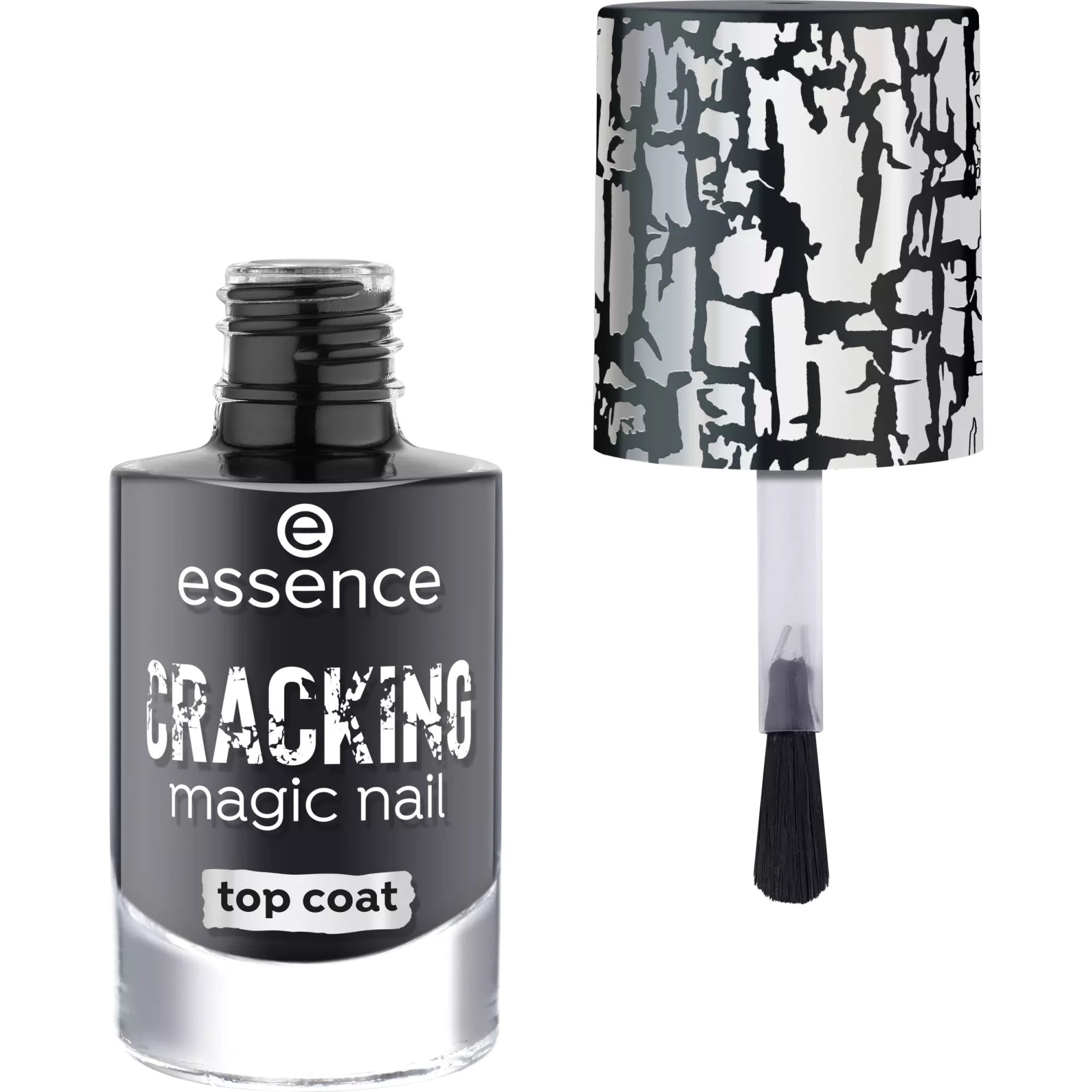 Essence Lac de unghii Cracking Magic Nail Top Coat 01 Crack Me Up 8ml 