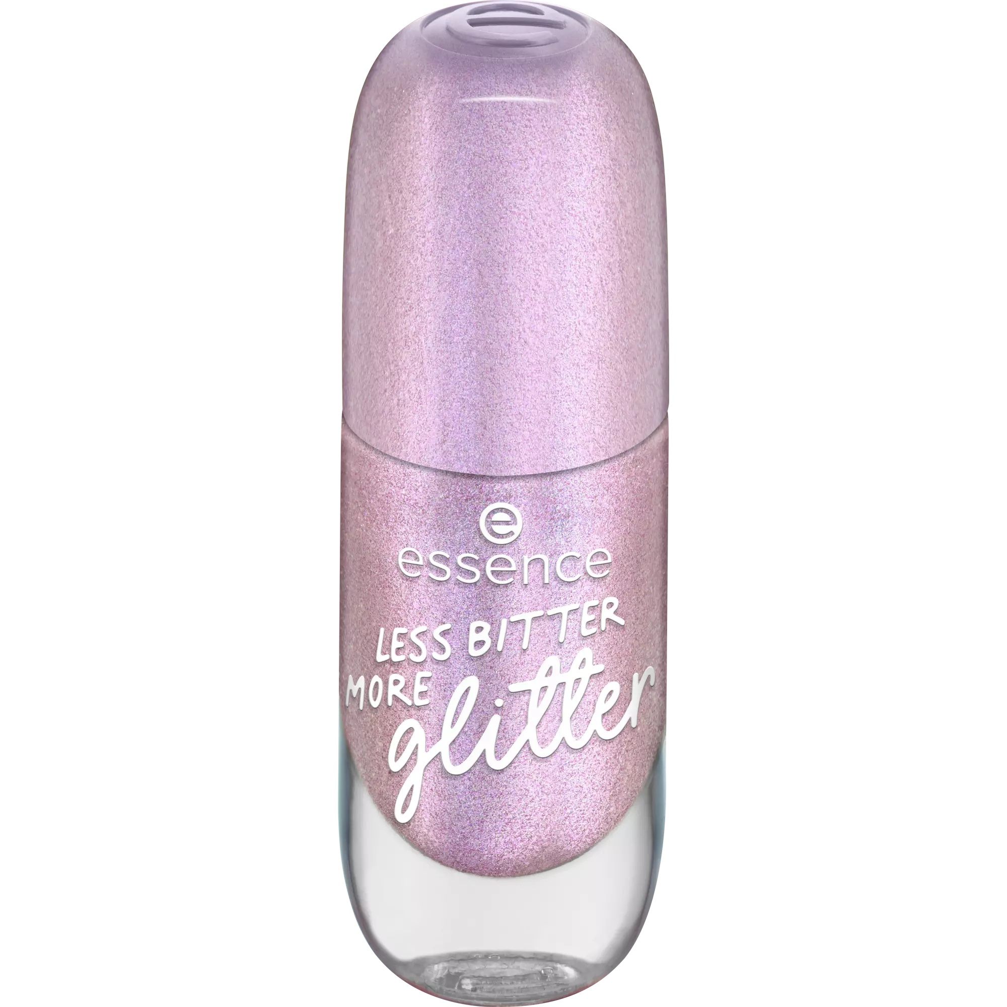 Essence Lac de Unghii Gel Nail Colour 58 LESS BITTER MORE glitter 8ml