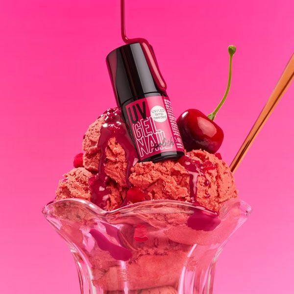 Essence Lac de Unghii Studio Nails UV Gel Nail Polish 222 Cherry On Shake 5ml