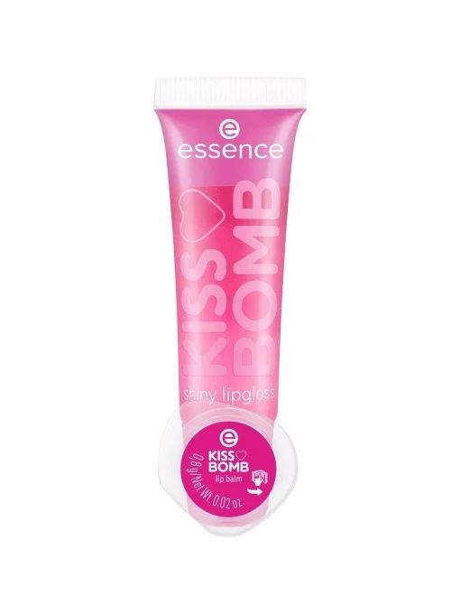 Essence Luciu de Buze 2in1 Kiss Bomb Shiny 01 Strawberry Sweetie 10.8ml