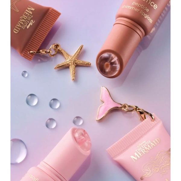 Essence Luciu de buze Disney The Little Mermaid Peptide Shimmer Lip Gloss 01 Mer-mazing 10ml 