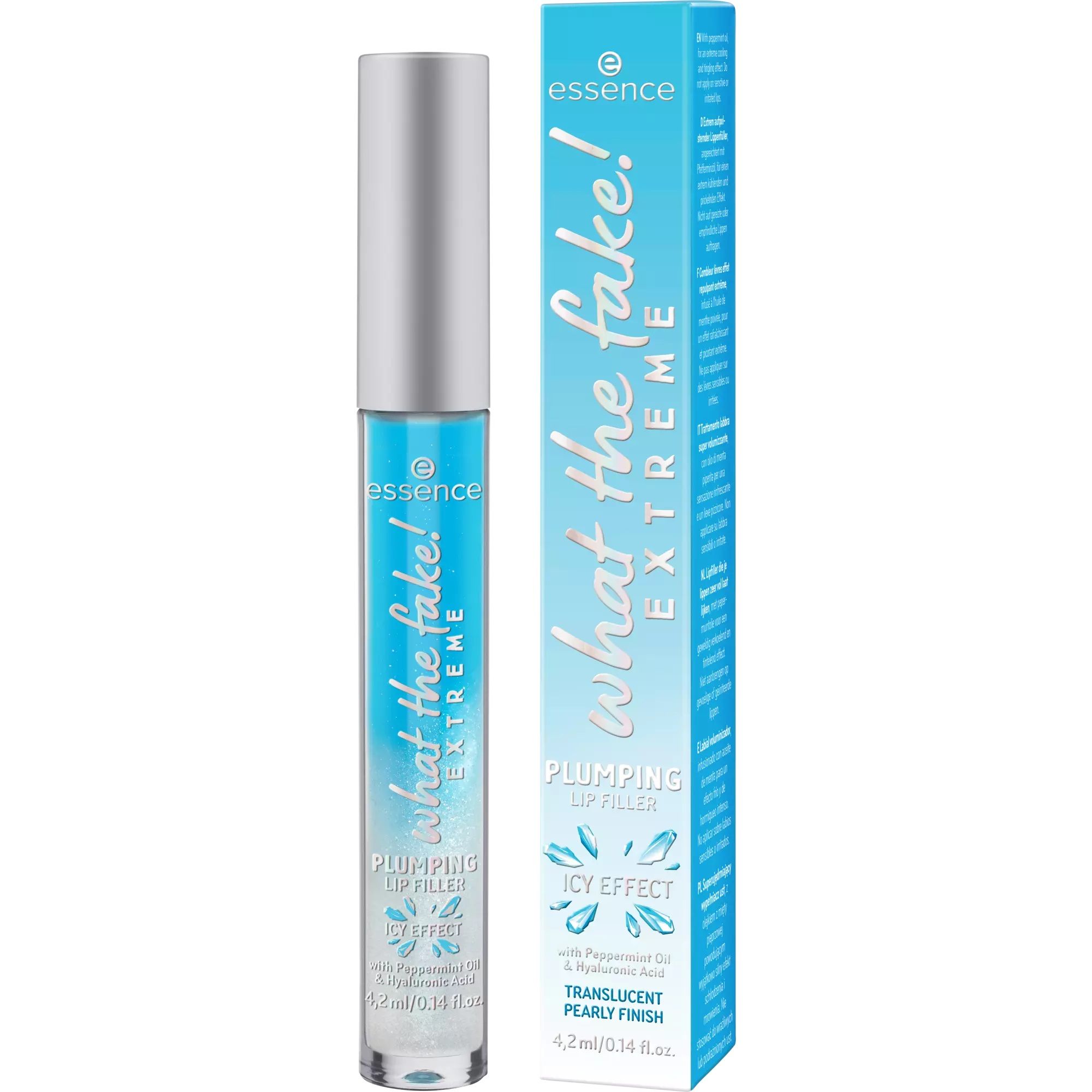 Essence Luciu de Buze Lip Filler Plumping What the Fake! 02 Ice Ice Baby! 4.2ml