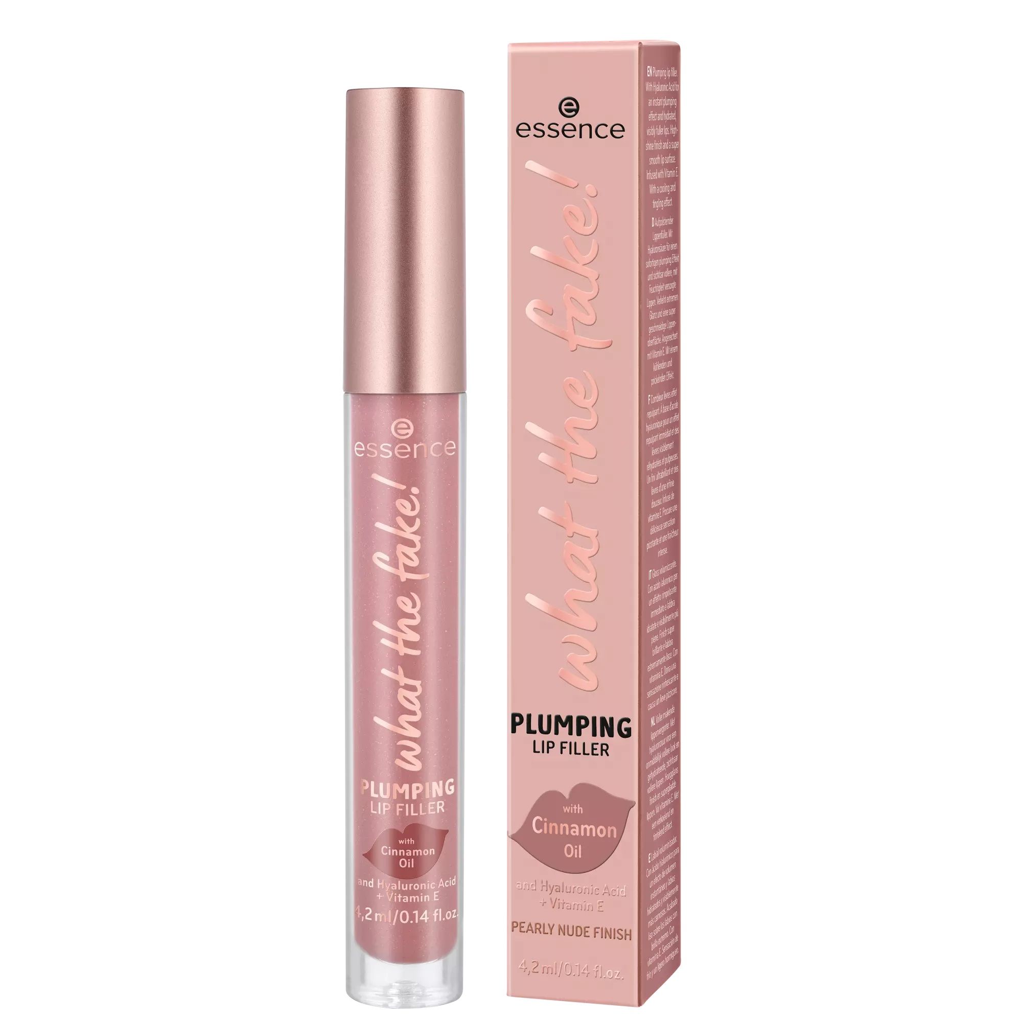 Essence Luciu de Buze Lip Filler Plumping What the Fake! 02 Oh My Nude! 4.2ml