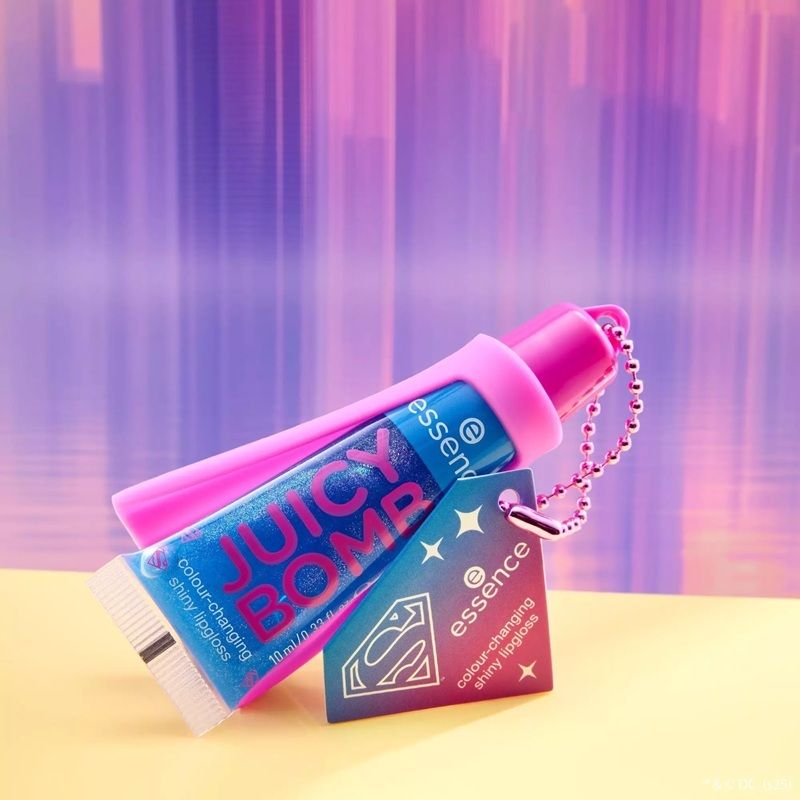 Essence Luciu de Buze Superman Color-Changing Juicy Bomb Shiny Lipgloss 10ml 