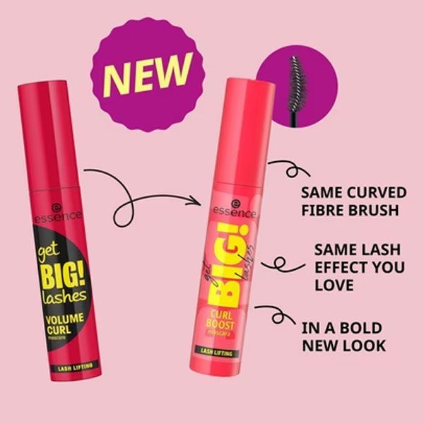 Essence Mascara Get Big! Lashes Curl Boost Black 12ml 