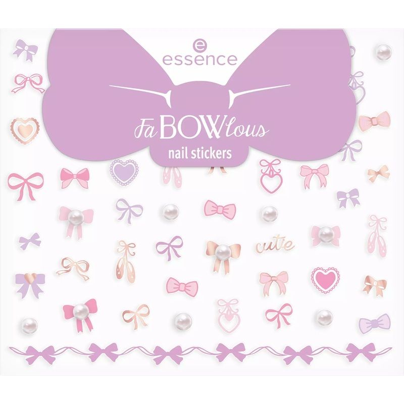 Essence Nail Art FaBOWlous Nail Stickers 01 Ballet Of Bows