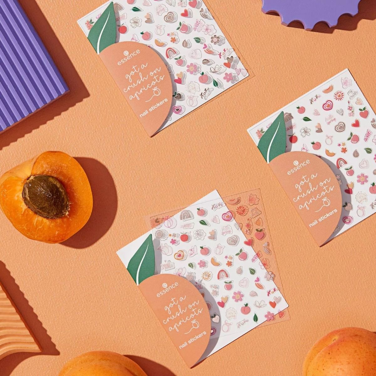 Essence Nail Art Got A Crush On Apricots Nail Stickers 01 Apropos, Apricots...