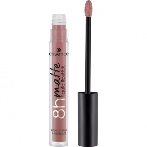 Essence Ruj 8h Matte Liquid Lipstick 02 Silky Hazelnut 2.5ml