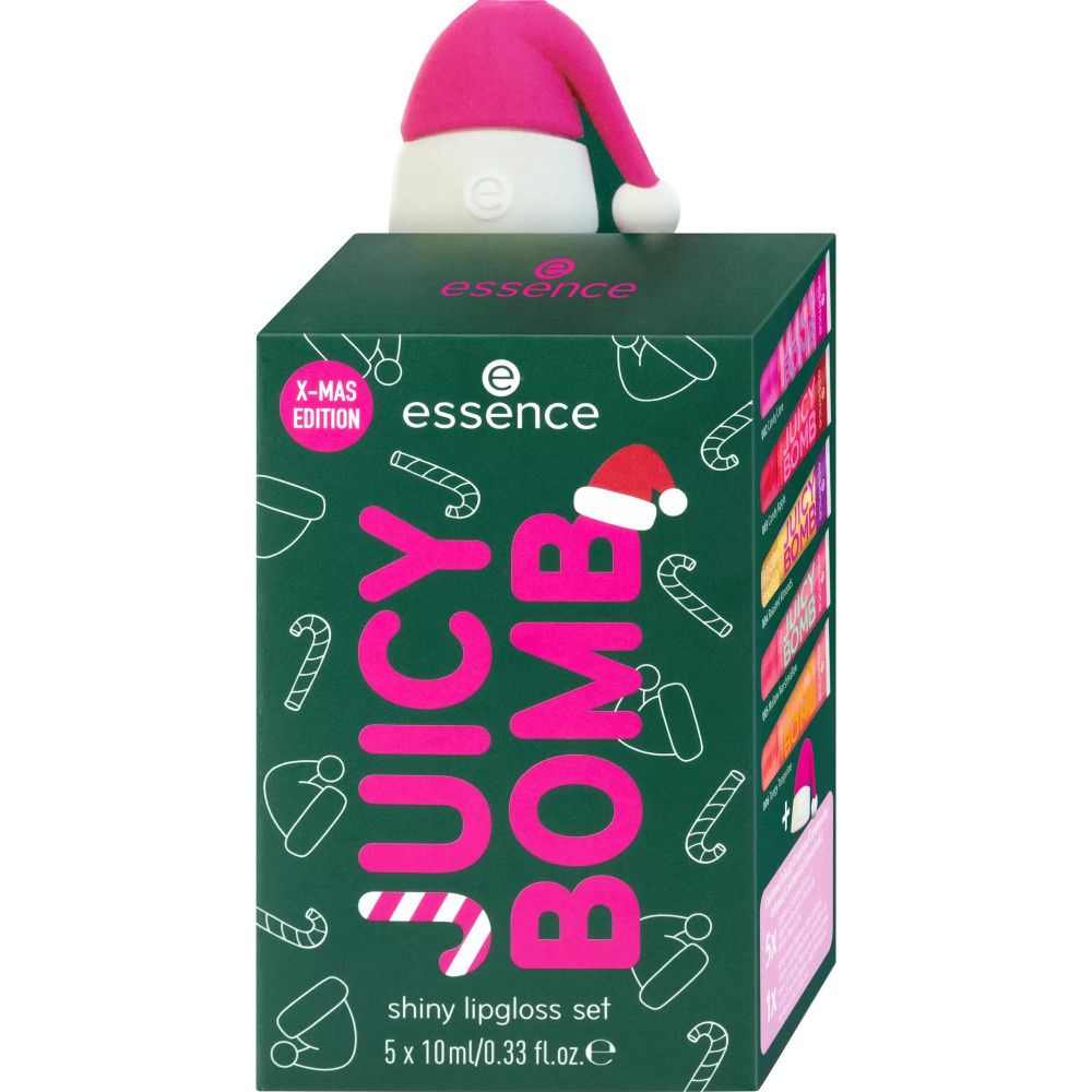 Essence Set Cadou Juicy Bomb Lipgloss Xmas Edition 5x10ml 
