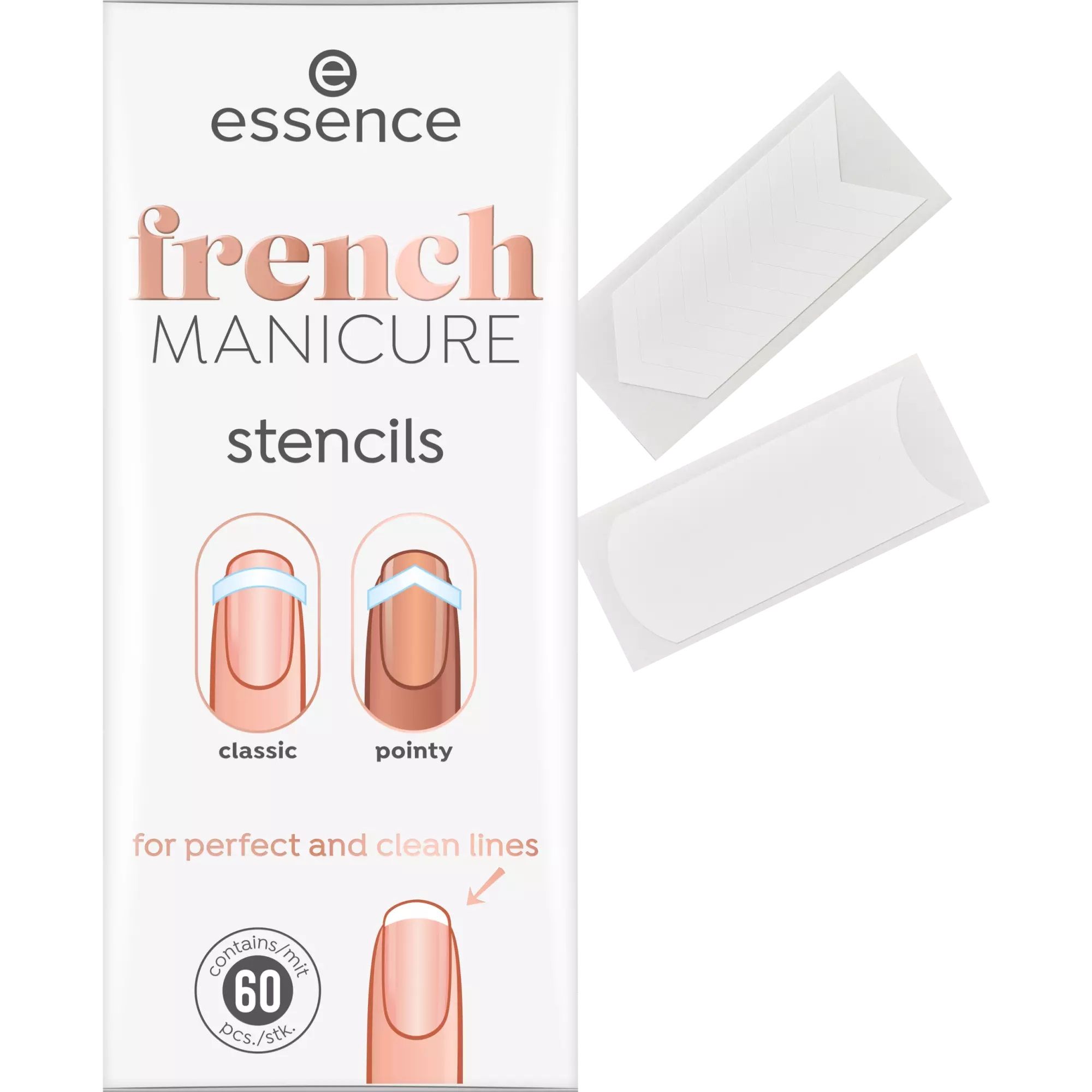 Essence Sabloane French Manicure Stencils 01 French Tips & Tricks  