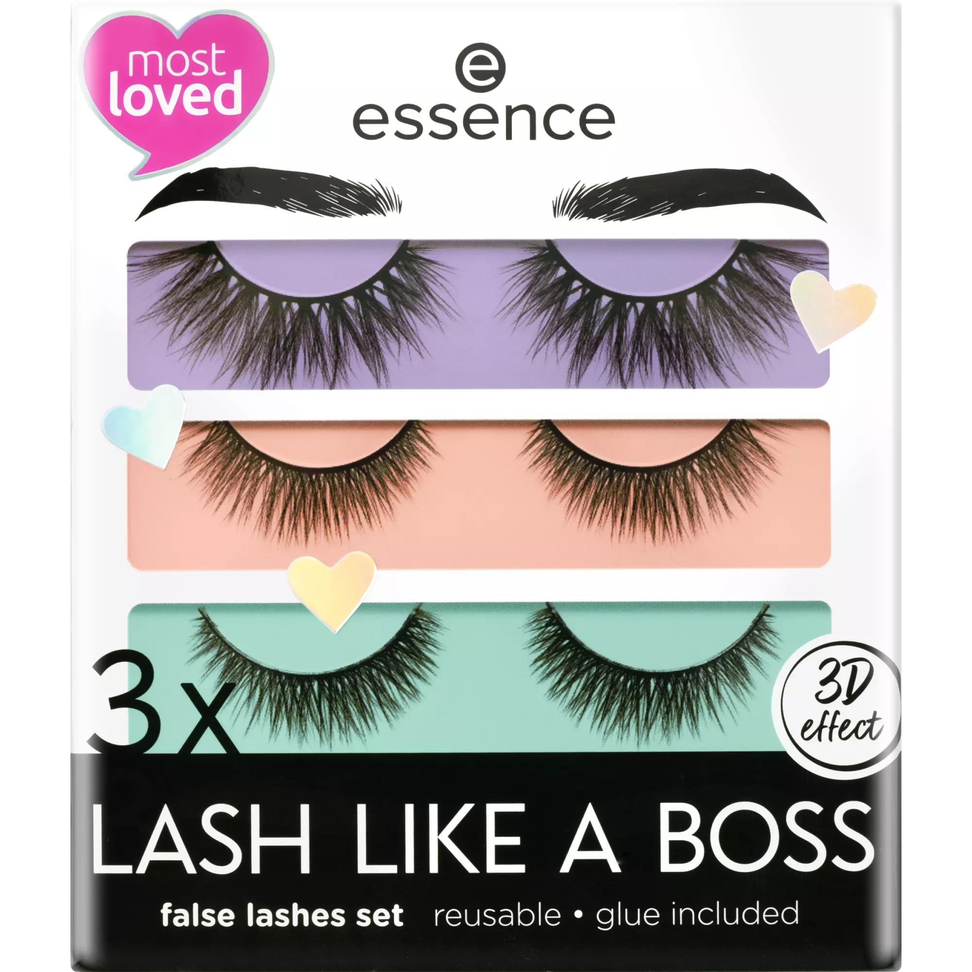 Essence Set Gene False Lash Like A Boss 01 
