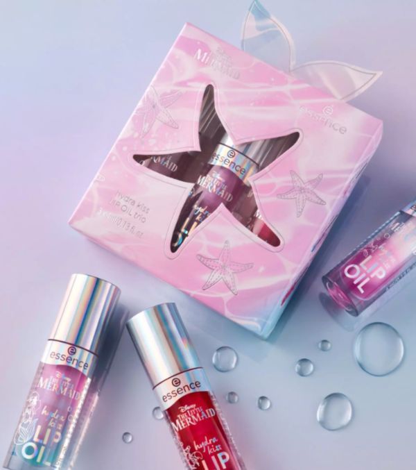 Essence Set Ulei de Buze Disney The Little Mermaid Hydra Kiss 3x4ml 