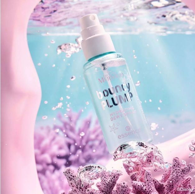 Essence Spray Fixare Machiaj Disney The Little Mermaid Bouncy Plump Hydrating Dewy Spray 50ml 