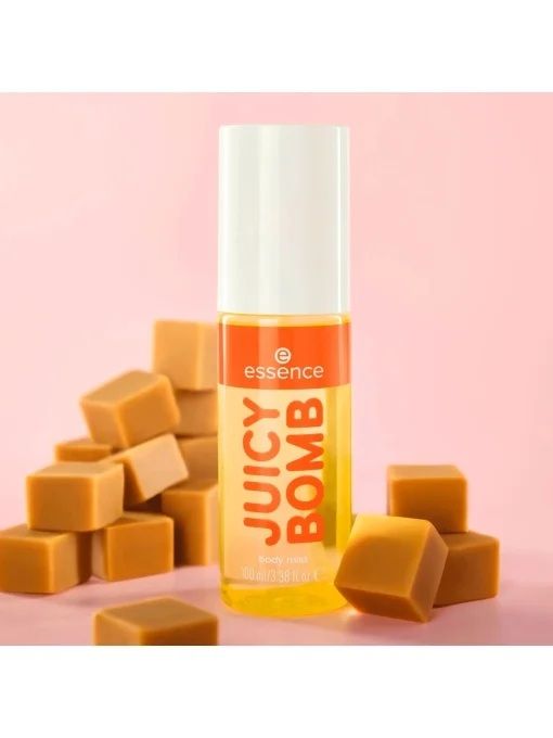 Essence Spray pentru Corp Juicy Bomb Sweet Drop Body Mist 102 Caramel Cloud 100ml
