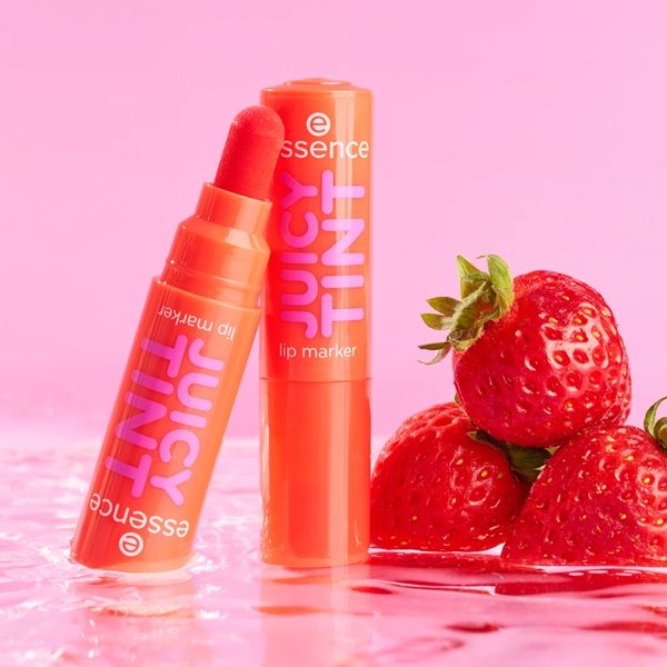 Essence Tint pentru Buze Juicy Marker Lip Tint 02 Strawberry 3.5ml 