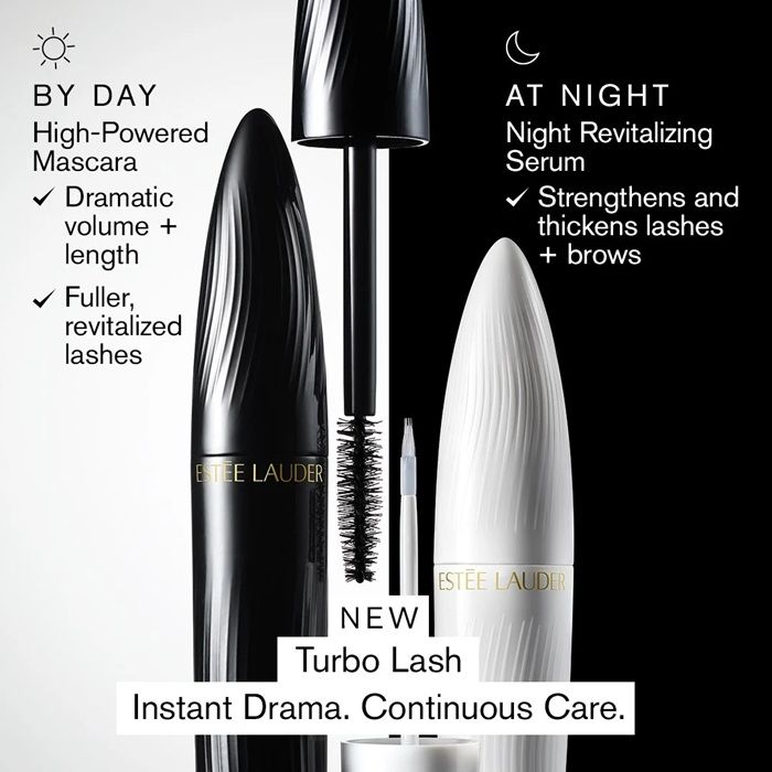 Estee Lauder Turbo Lash Night Revitalizing Lash + Brow rutina
