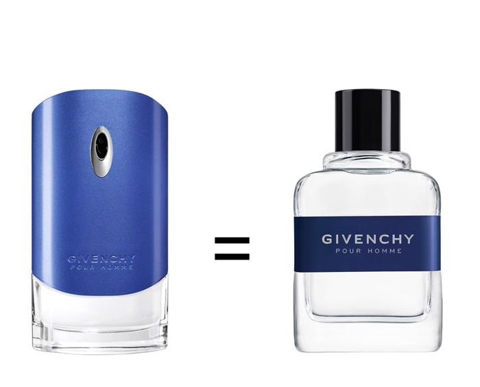 Givenchy Blue Label flacon reeditat