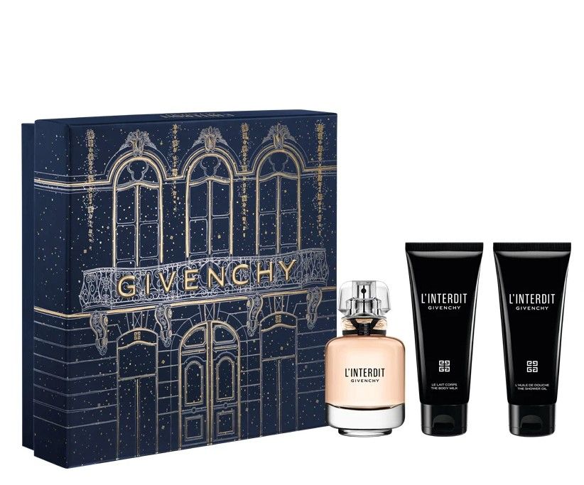 Givenchy L'Interdit Set (Apa de parfum 50ml + Lotiune de Corp 75ml + Ulei de Dus 75ml)