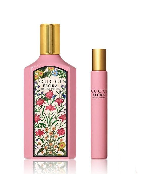 Gucci Flora Gorgeous Gardenia Set (Apa de parfum 50ml + Apa de parfum Roll-on 7.4ml)