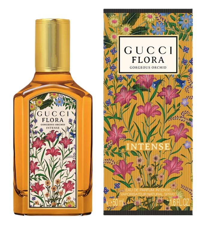 Gucci Flora Gorgeous Orchid Intense Apa de parfum intensa 50ml ambalaj
