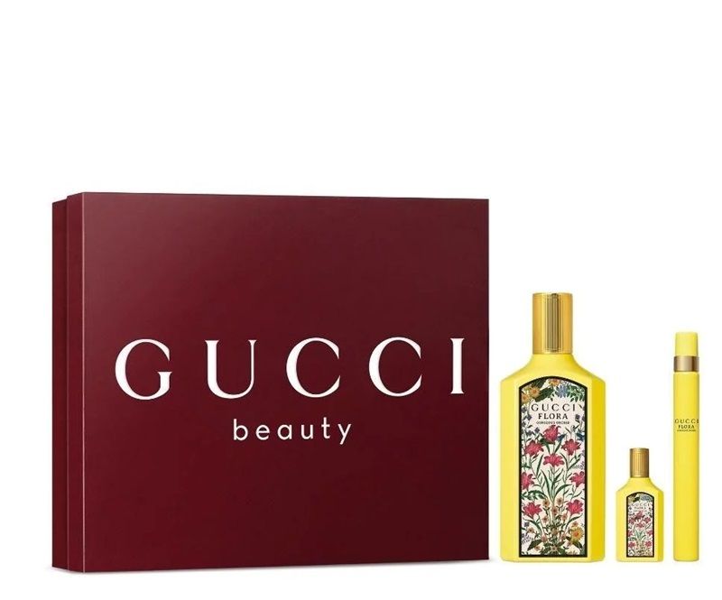 Gucci Flora Gorgeous Orchid Set (Apa de parfum 100ml + Apa de parfum 10ml + Apa de parfum 5ml)