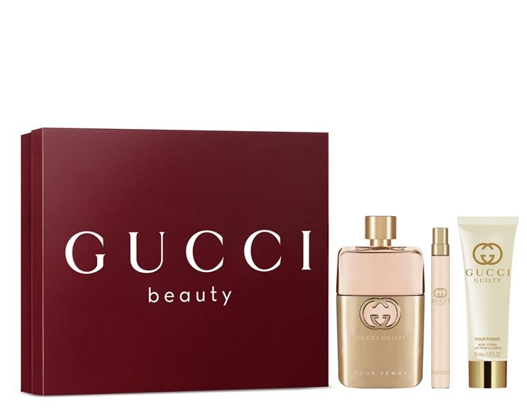 Gucci Guilty Pour Femme Set (Apa de parfum 90ml + Apa de parfum 10ml + Lotiune de corp 50ml)