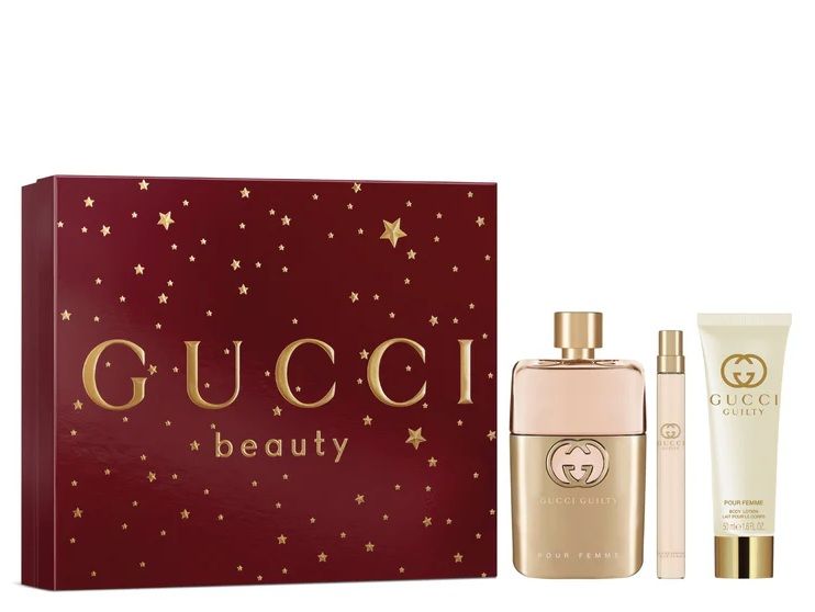 Gucci Guilty Pour Femme Set (Apa de parfum 90ml + Apa de parfum 10ml + Lotiune de corp 50ml)
