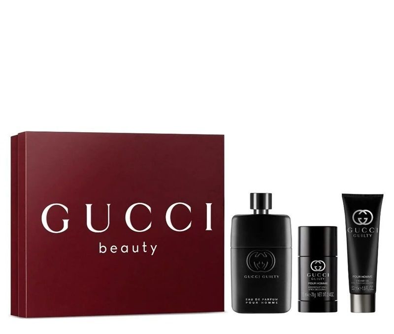 Gucci Guilty Pour Homme Set (Apa de parfum 90ml + Deodorant stick 75ml + Gel de dus 50ml)