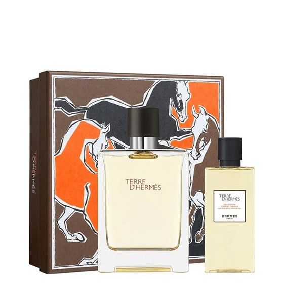 Hermes Terre D'Hermes Set (Apa de toaleta 50ml + Gel de dus 40ml)