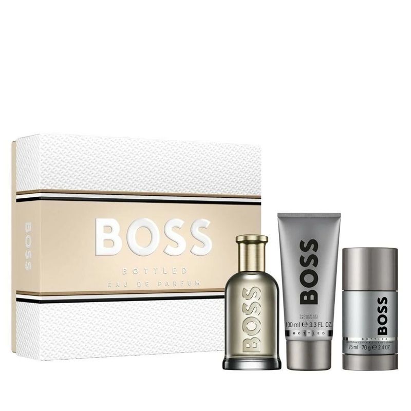 Hugo Boss Boss Bottled Set (Apa de parfum 100ml + Deodorant stick 75ml + Gel de dus 100ml)